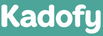Kadofy logo on a teal background
